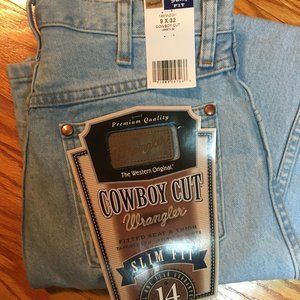 Wrangler Jeans  CowBoy Cut Slim Fit Women's  9 by 32